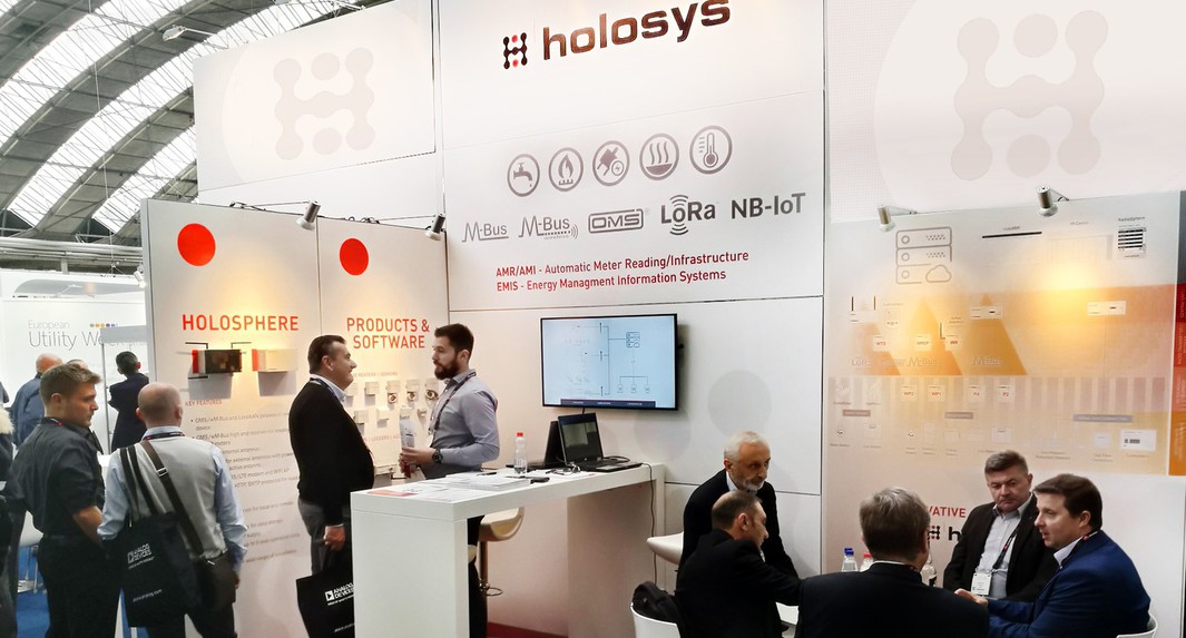 Holosys was one of many exhibitors at European Utility Week event held in Amsterdam