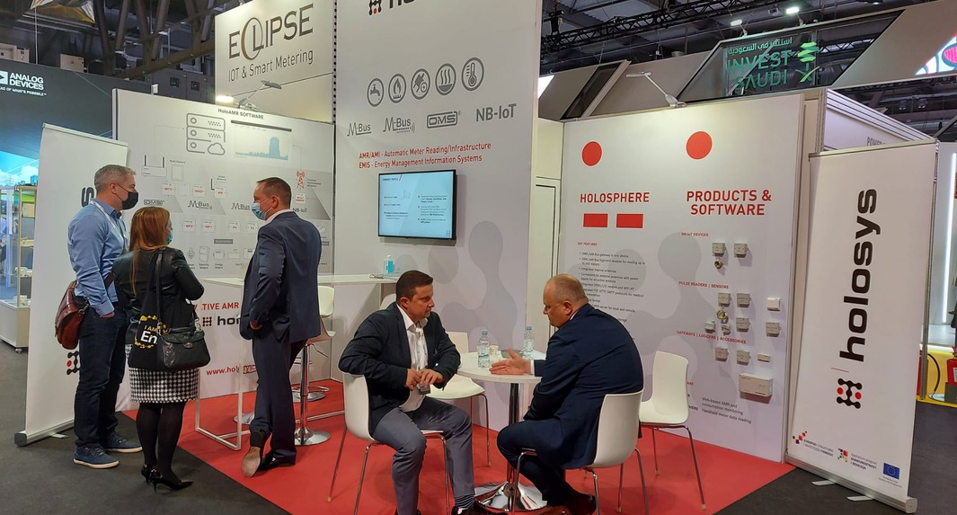 Enlit Europe 2021 (Milan) - Holosys presents their  new NB-IoT solutions