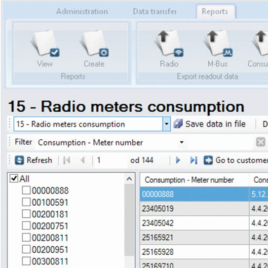 AMR Meter Reading Software